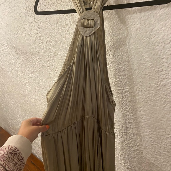 Zara Satin Effect Halter Jumpsuit - Picture 4 of 5